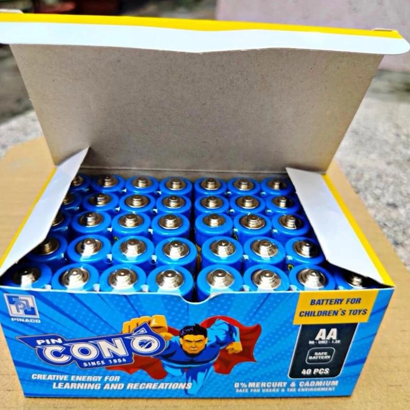 Hộp 40 viên pin tiểu con ó,pin 2a,pin AA Đồ Chơi