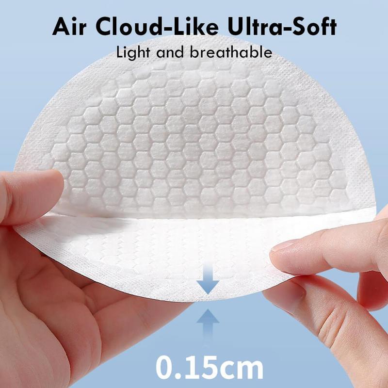 Product Introduction of Disposable Breast Pads, 100pcs/set Soft & Breathable Breast Pads, Breastfeeding Essentials for Moms, Nursing Pads for Women 5