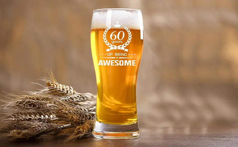 Product Introduction of Joymaking Personalised Pint Glass 15oz for Men's 50th Birthday Gifts 7