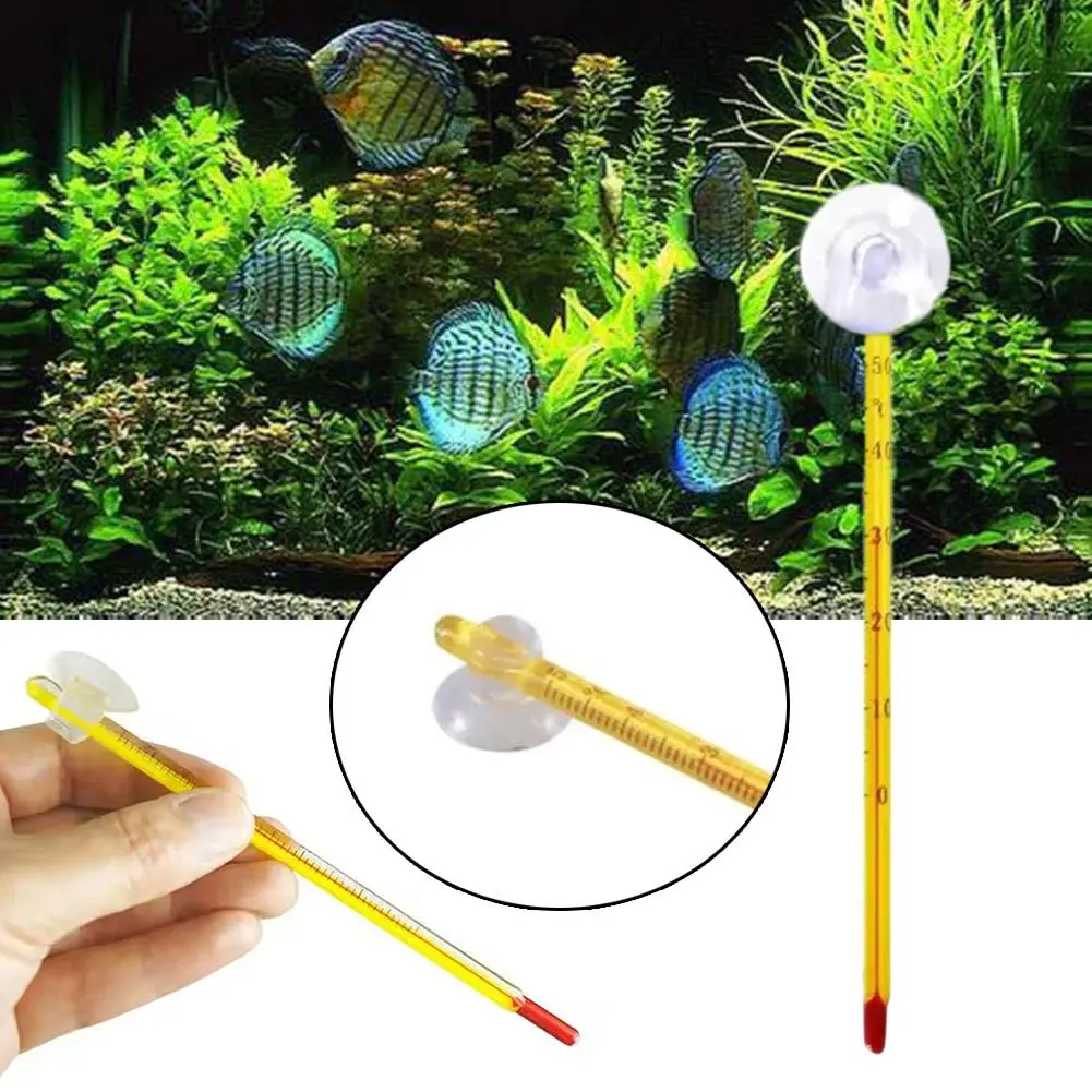Fish Tank Thermometer Digital Thermometer Aquarium High Precision Patch Type Water Temperature Meter