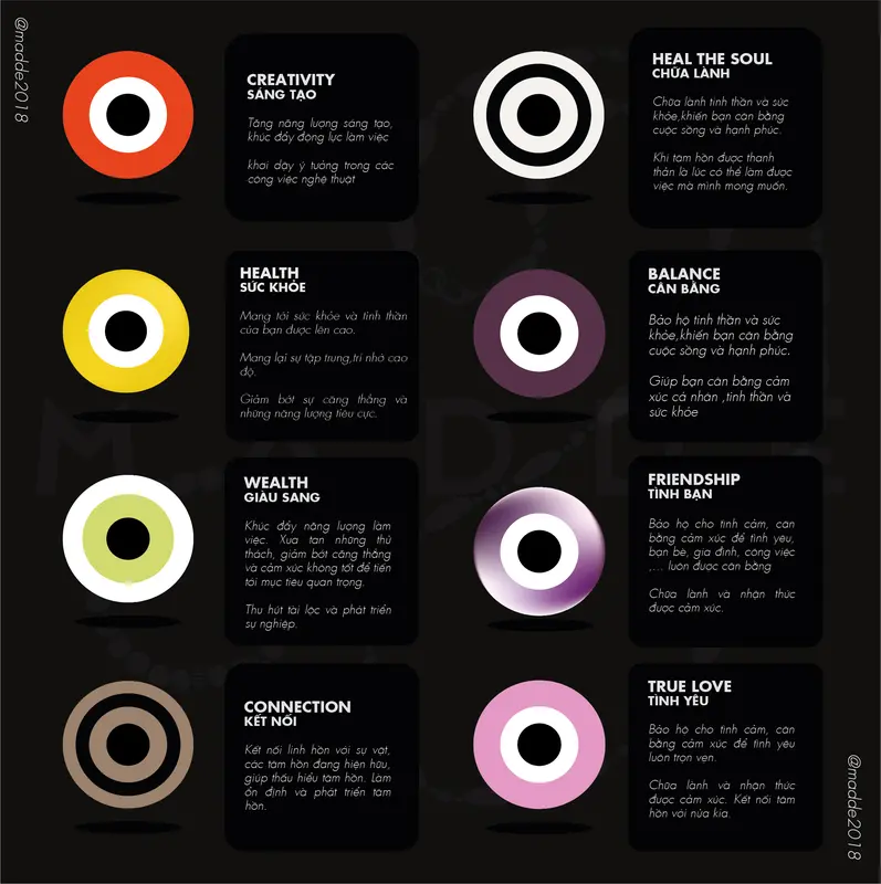 Vòng tay phối mắt quỷ thủy tinh Evil eyes xỏ đá thiết kế THEO YÊU CẦU - MADDE/Custom/Mix 2