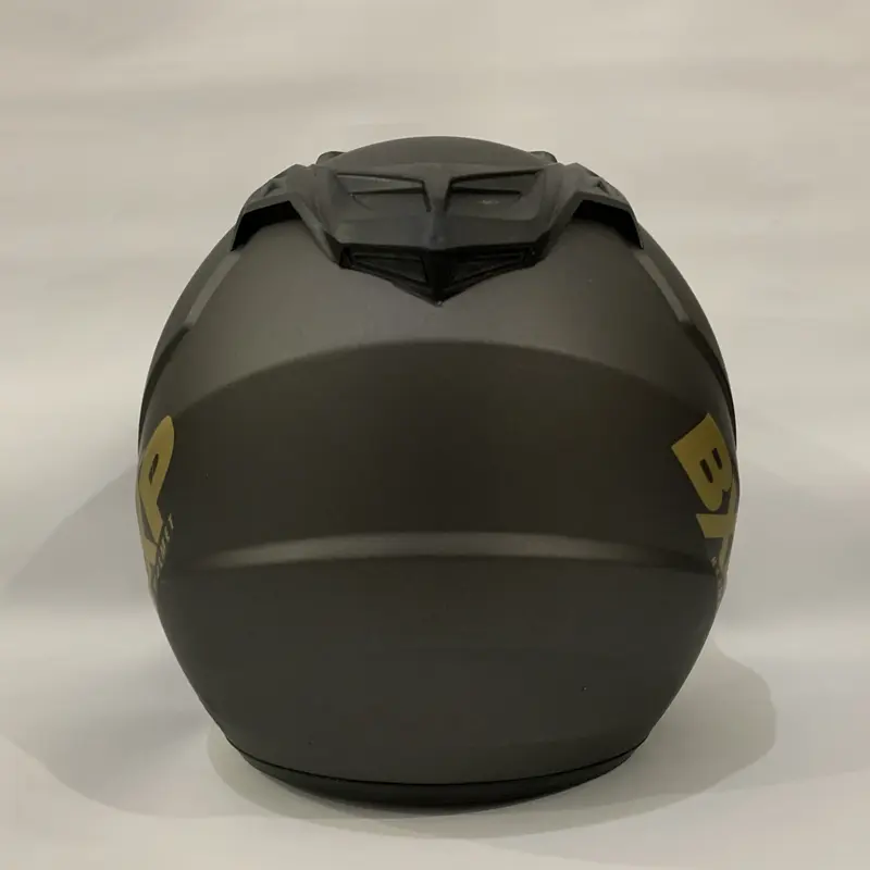 Helm GL Abu-Abu Doff Solid - Single Visor - 1 Kaca - Helem SNI - Helmet Dewasa 3