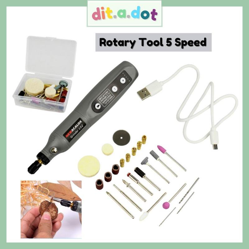 Product Introduction of ORI DitaDot Cordless Rotary Tool Electric Drill Grinder Tools  5 Speeds  Polishing/Cleaning/Engraving/Clay Tools 0