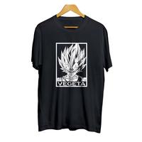 Gambar Kaos distro anime VEGETA - DRAGON BALL material cotton combed 30s dari mangjapan Kab.Ciamis 1 Tokopedia