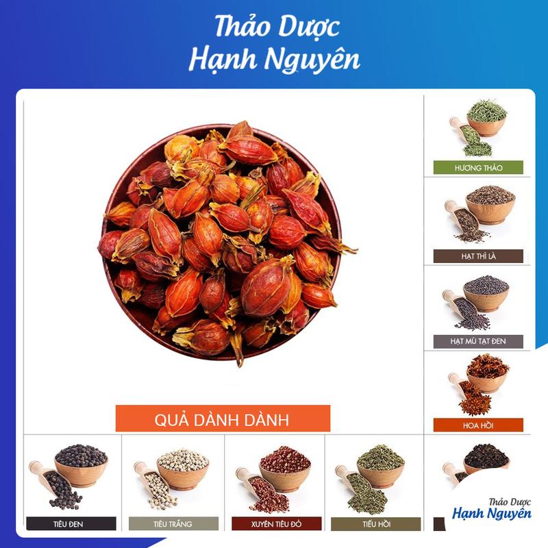 Quả dành dành 100g tạo màu xôi các loại bánh nước uống và 30 loại gia vị nấu ăn tự chọn