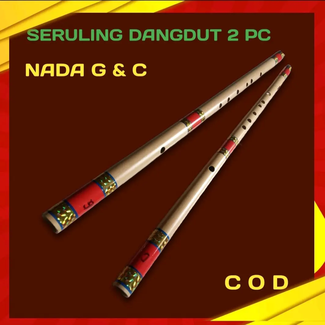 alat musik seruling bambuisi 2 pic nada C & G