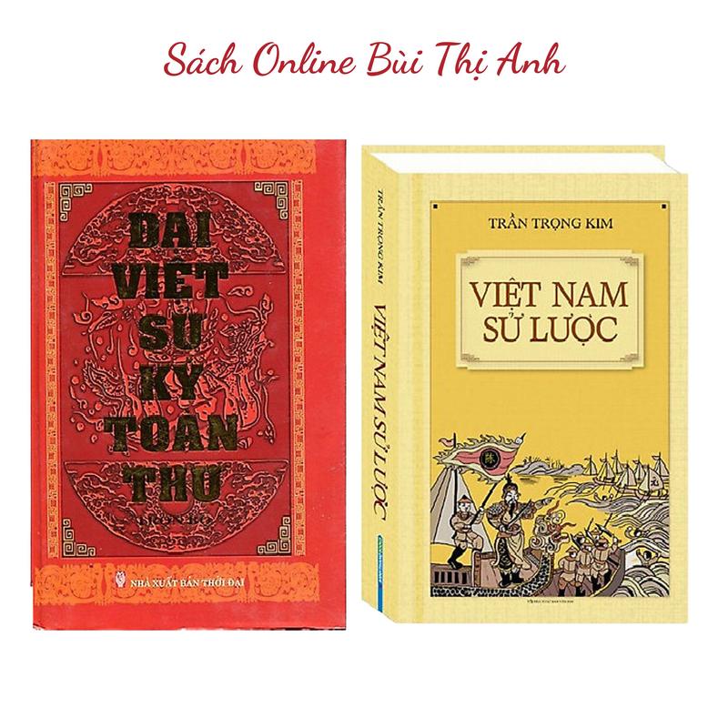 Sách - Combo Đại Việt Sử Ký Toàn Thư và Việt Nam Sử Lược (Bìa Cứng)
