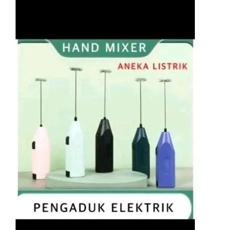 hand mixer mini elektrik alat mengaduk kopi susu atau jus