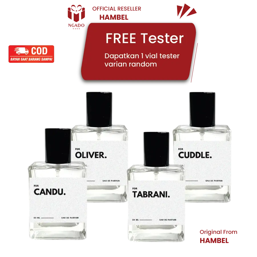 Hambel Parfum Cuddle Candu Tabrani Oliver EDP Eu De Parfume Hamble co Humble Wangi Perfume