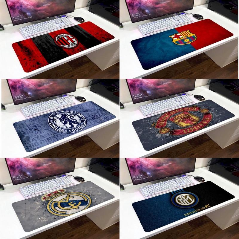 Lót Chuột 80x30 Các Đội Bóng Đá Real Madrid, Chelsea, Arsenal, Bayern Munchen, Barca, Manchester United