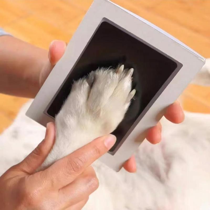 Product Introduction of Thẻ Dấu Dấu Chân Cho Thú Cưng, Thẻ Dấu Chân Cho Mèo Và Chó, Đồ Trang Trí Khung Ảnh Kỷ Niệm, In Chân Thú Cưng, Sản Phẩm Năm 2024 0