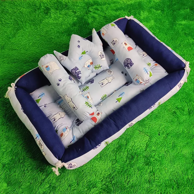 1 Set Kasur Bayi Kelambu tenda Premium motif Beruang kutub | Set kasur bayi Empuk 2
