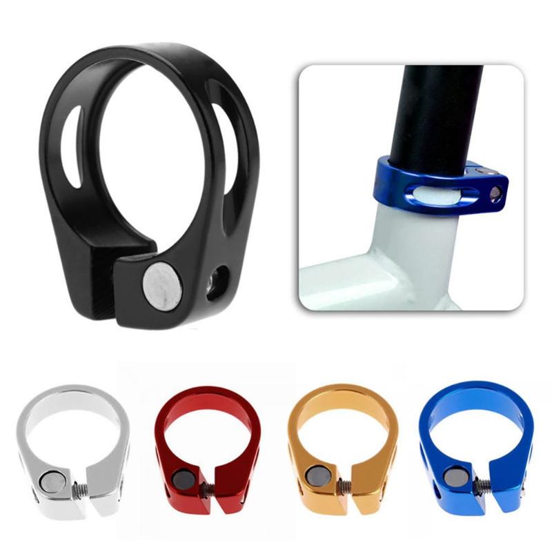 Product Introduction of 31.8mm/34.9mm Saddle Fixed Bicycle Accessories Seatposts Clamp Quick Release Aluminum Alloy Bike Parts 18