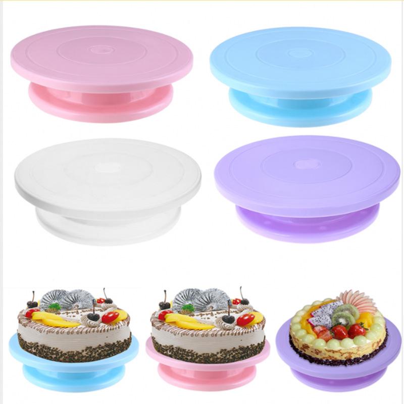 Product Introduction of Cake Making Turntable Cookie PP Plastic Decoration Tools Baking Tool Bakeware Kitchen Accessories 4