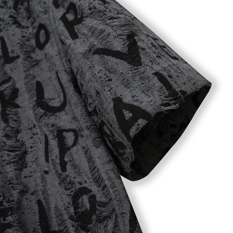 Product Introduction of Áo sơ mi cộc tay cotton wat họa tiết chữ cái  AT- 76 a( Quân còi 1988 ) Menswear Nam Cổ Tròn 17
