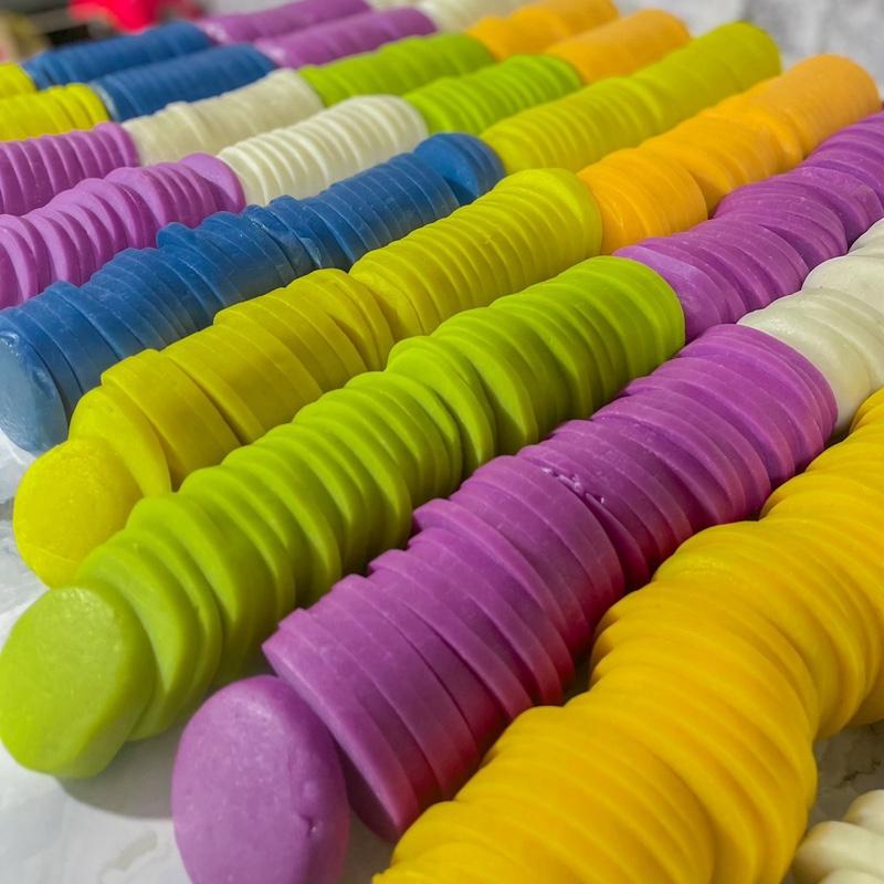  Bánh đá thái tay miếng to thủ công 1 KG  