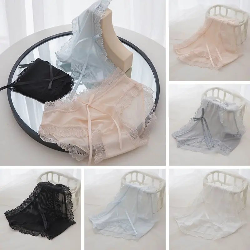 Celana Dalam Wanita Lace Lembut Pita Pakaian Dalam Wanita Premium Import 2074 2