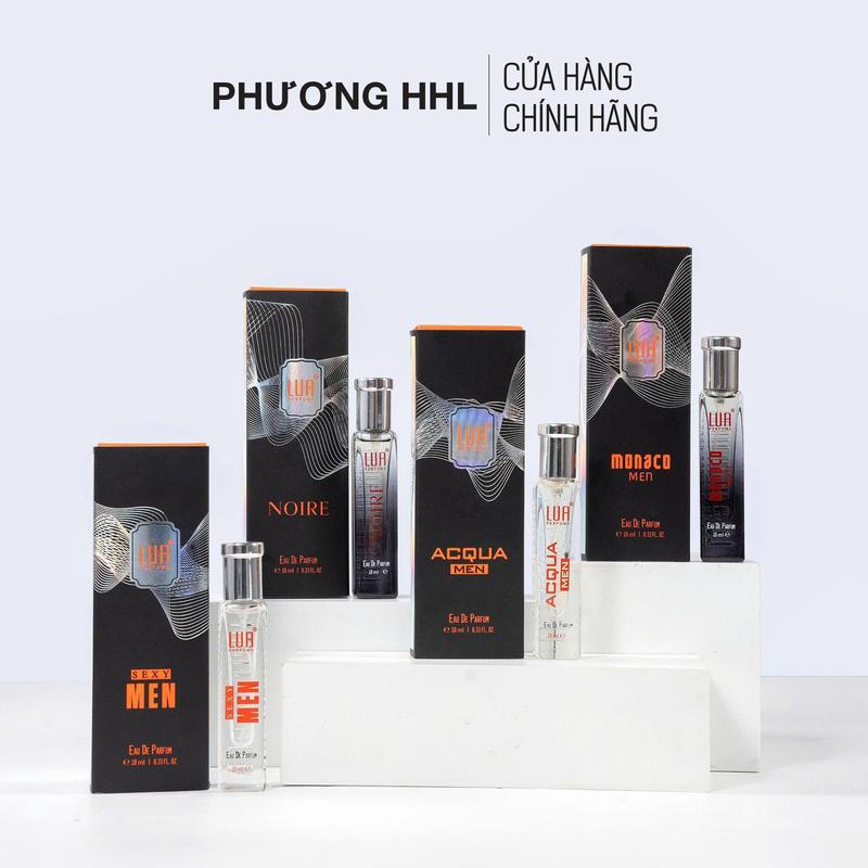 Combo 4 chai gồm 1 nước hoa Monaco men 10ml + 1 nước hoa Noire 10ml + 1 nước hoa  Acquamen 10ml + 1 nước hoa  Sexy men 10m