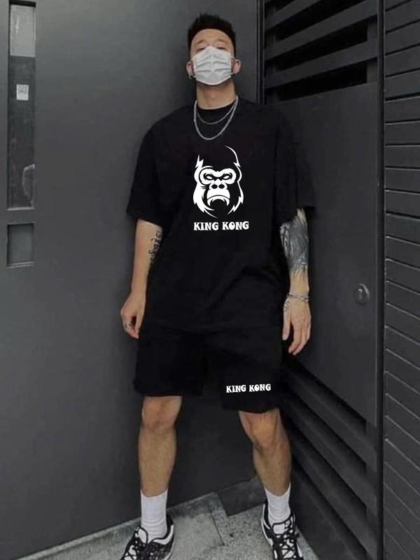 Đồ Bộ - Dành cho người mập - Lên tới 130 KG - Unisex - Bigsize - 7XL Nam Menswear Áo Nhung Thun Quần Baggy