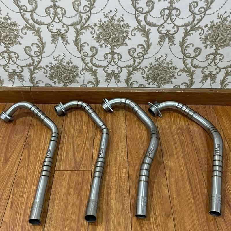 Cổ pô inox 304 các dòng xe ex 2010 ex 135 ex 150 satria raider tặng kèm khâu