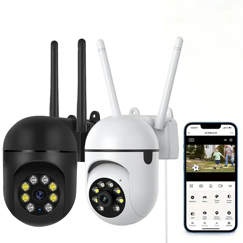 2.4GHz & 5GHz Wireless Security Camera, USB Powered 360 °   Surveillance Camera Security with Human Tracking & Infrared Night Vision, 24H Loop Video Security Camera 1