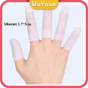 【COD】Silicone Finger Guard / Silicone Finger Guard / Pelindung Jari Bahan Penutup Pemisah Jari Pelindung Jari Tabung Silikon Perlindungan telapak tangan/pelindung jari