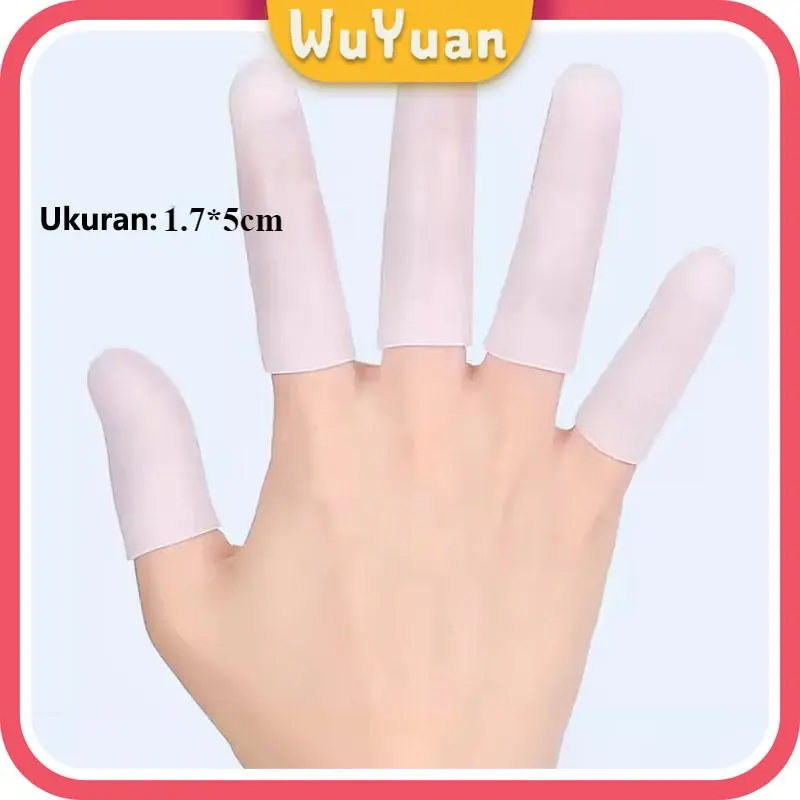 【COD】Silicone Finger Guard / Silicone Finger Guard / Pelindung Jari Bahan Penutup Pemisah Jari Pelindung Jari Tabung Silikon Perlindungan telapak tangan/pelindung jari