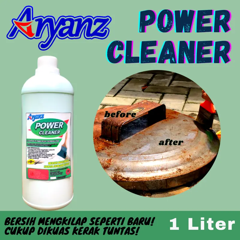 ARYANZ Power Cleaner /  Cairan Pembersih Kerak dan Karat pada Keramik Wastafel Toilet Kamar Mandi 2