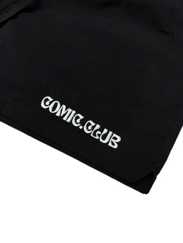 Quần short dù Comic.Club 'Where is my wallet?', quần đùi unisex thêu 2 mặt vải dù nhăn dày cao cấp lưng cạp chun, co giãn 4 chiều, thoáng mát Nam Menswear 5