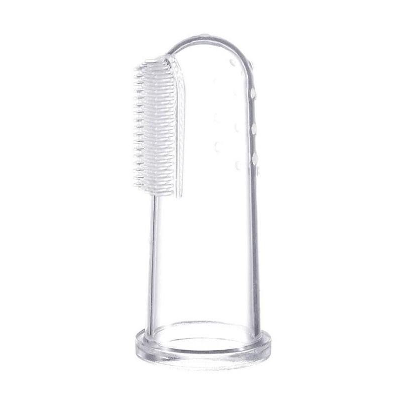 Product Introduction of Pet Finger Toothbrush Silicone Toothbrush Dog Cat Finger Brush Finger Pet Supplies Toothbrush J4N5 22