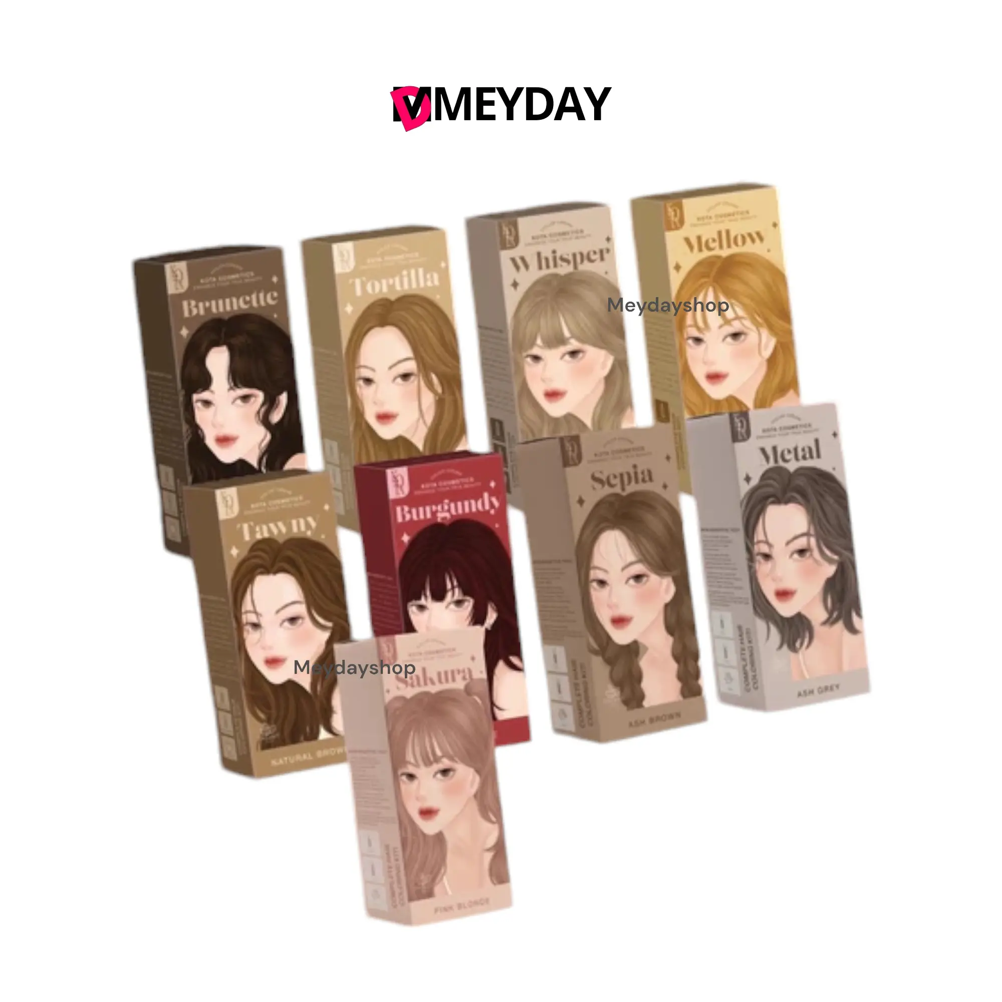 สีย้อมผมออแกนิคแบร์น KOTA COSMETIC  ไม่เหม็น ไม่ฉุน กลิ่นหอมติดผม ไม่แสบหนังหัว ติดทน ผมไม่เสียด้วย สีผม บุรุษ
