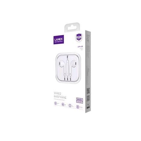 TAI NGHE DÂY TPE JACK 3.5MM CÓ MIC LANEX LEP-L08 - DÀI 1.2M - TĂNG ÂM LƯỢNG LỚN NHỎ TẤT CẢ DÒNG ĐIỆN THOẠI Nghe Nhạc Phone 1