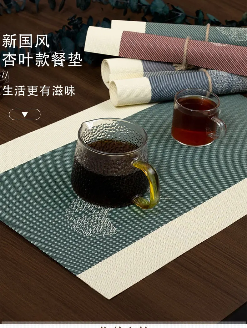 Product Introduction of Tấm Lót Bàn Ăn, Phong Cách Dân Tộc, Phong Cách Trung Quốc Mới, Đệm Bàn Ăn, Tấm Lót Chịu Nhiệt, Tấm Lót Phong Cách Phương Tây cao cấp, Không Thấm Nước, Tấm Lót Bộ Đồ Ăn, Tấm Lót Đế Lót Ly 0