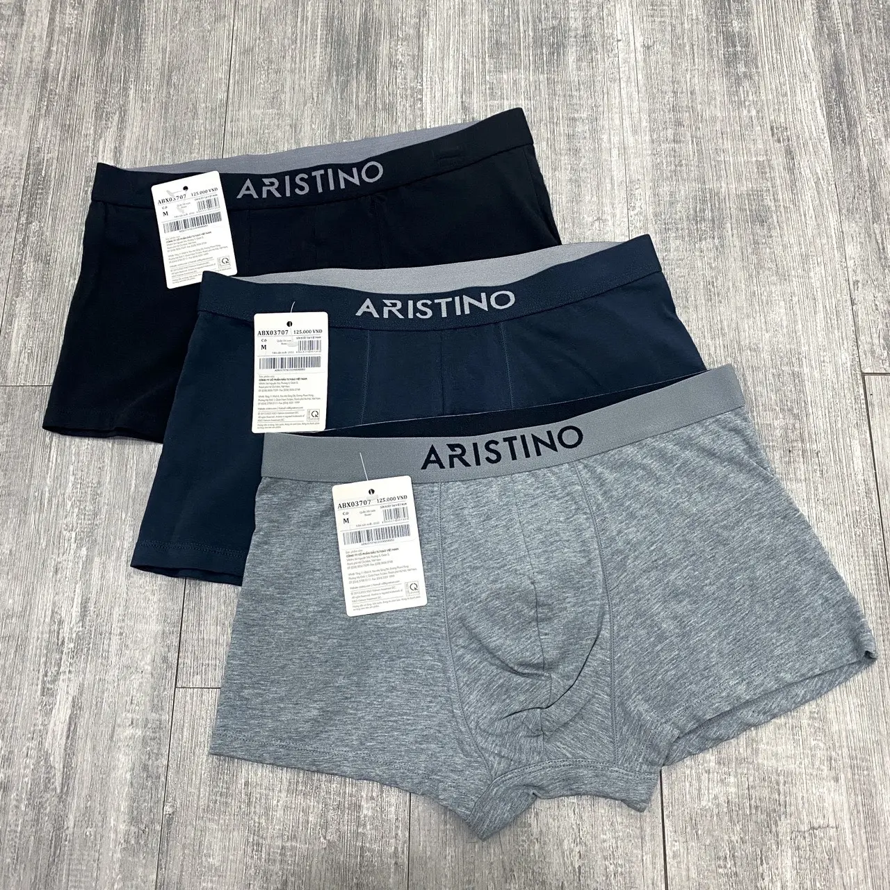 COMBO 3 Quần lót nam Aristino ABX03707 Menswear Boxer Menswear Boxer