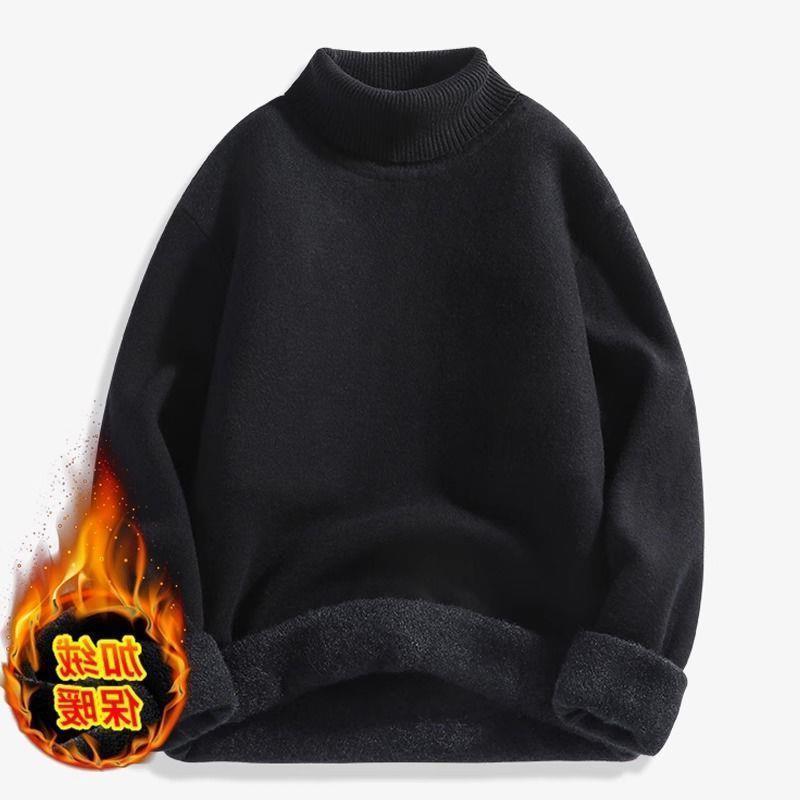 Product Introduction of Áo Len Nhung Một Mảnh, Cao Cổ Giữ Nhiệt, Lót Lông Cừu, Dành Cho Nam Giới, Thích Hợp Cho Mùa Thu Và Mùa Đông, Cổ Bẻ Áo, Đồ Len Mặc Trong, Áo Thường Ngày Độ Dày 1 / 2, 2024 17