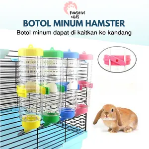 Pawsitive Vibes TEMPAT MINUM  BOTOL MINUM HAMSTER KELINCI MARMUT 60ml 80ml 125ml 250ml ferret water bottle