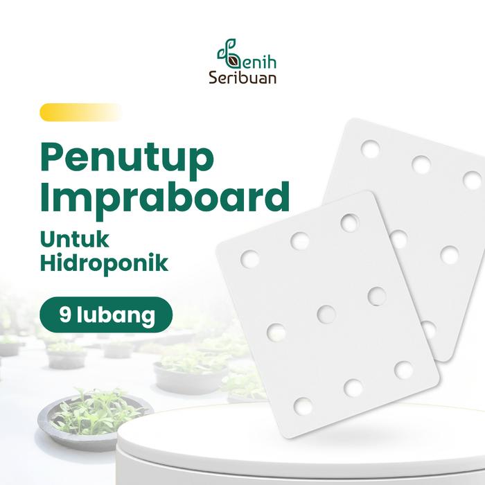 Gambar Penutup Impraboard Hidroponik Lubang 9 dan 12 - Tebal dan Kokoh - Benih Seribuan - IMPRABOARD 9 dari Benih Seribuan Kab. Boyolali 5 Tokopedia