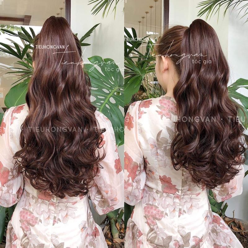 ĐUÔI TÓC NGOẠM XOĂN CAO - 60cm