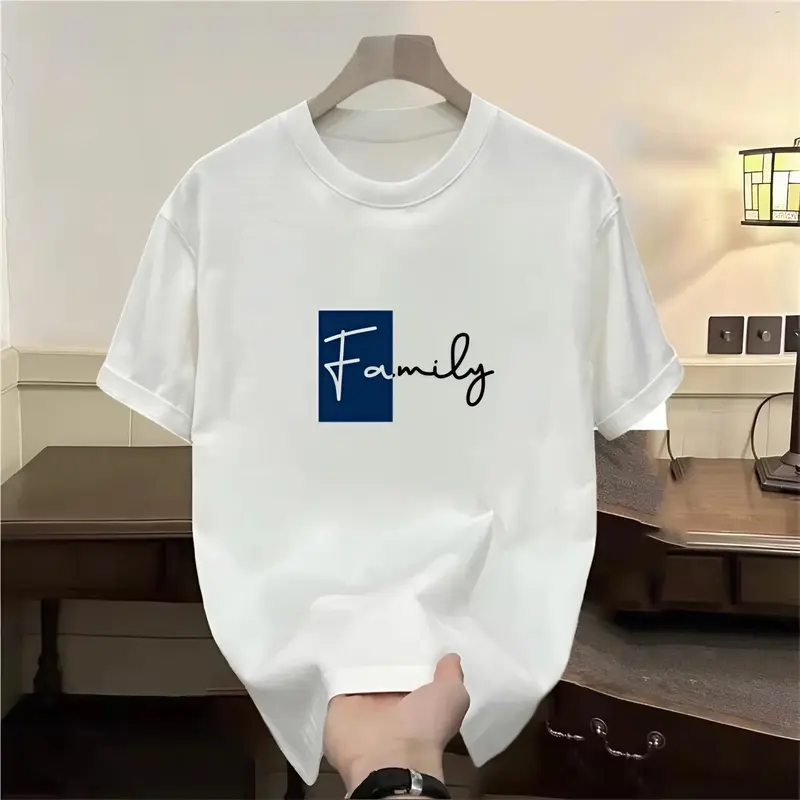 Áo gia đình 3/4/5 người họa tiết Family Eco sành điệu chất thun cotton dày mịn, thoáng mát, đủ size 5