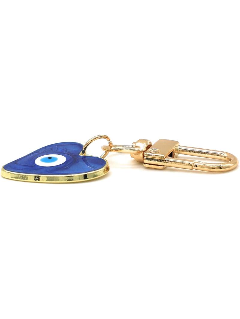 Product Introduction of Evil Eye Design Heart Shaped Pendant, Fashionable Pendant for Women & Men, Trendy All-match & Exquisite Jewelry for Birthday Gift 2