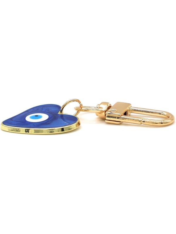 Evil Eye Design Heart Shaped Pendant, Fashionable Pendant for Women & Men, Trendy All-match & Exquisite Jewelry for Birthday Gift 2