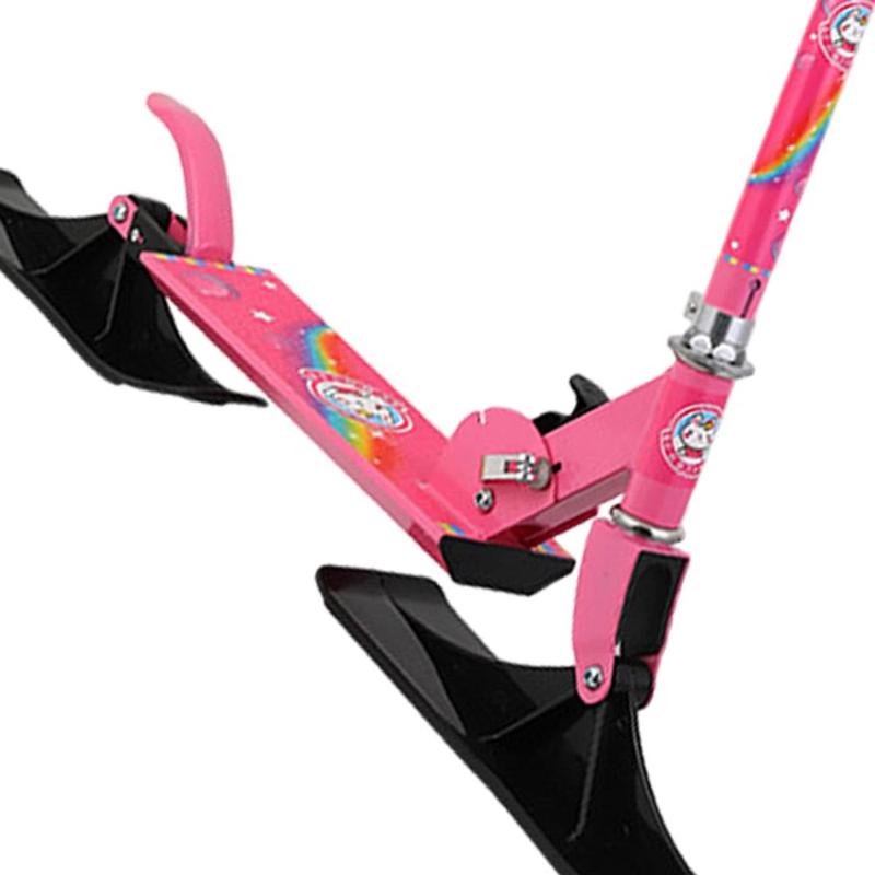 Product Introduction of Kids Snow Scooter Lightweight Balance Training Scooter Ski Skate Board Sled 2