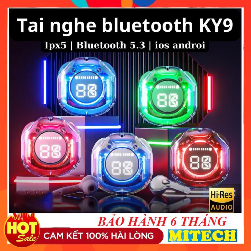 Tai Nghe Bluetooth Không Dây KY9 Ultrapods Pro V5.3 Âm Thanh Hifi Có Mic Đàm Thoại