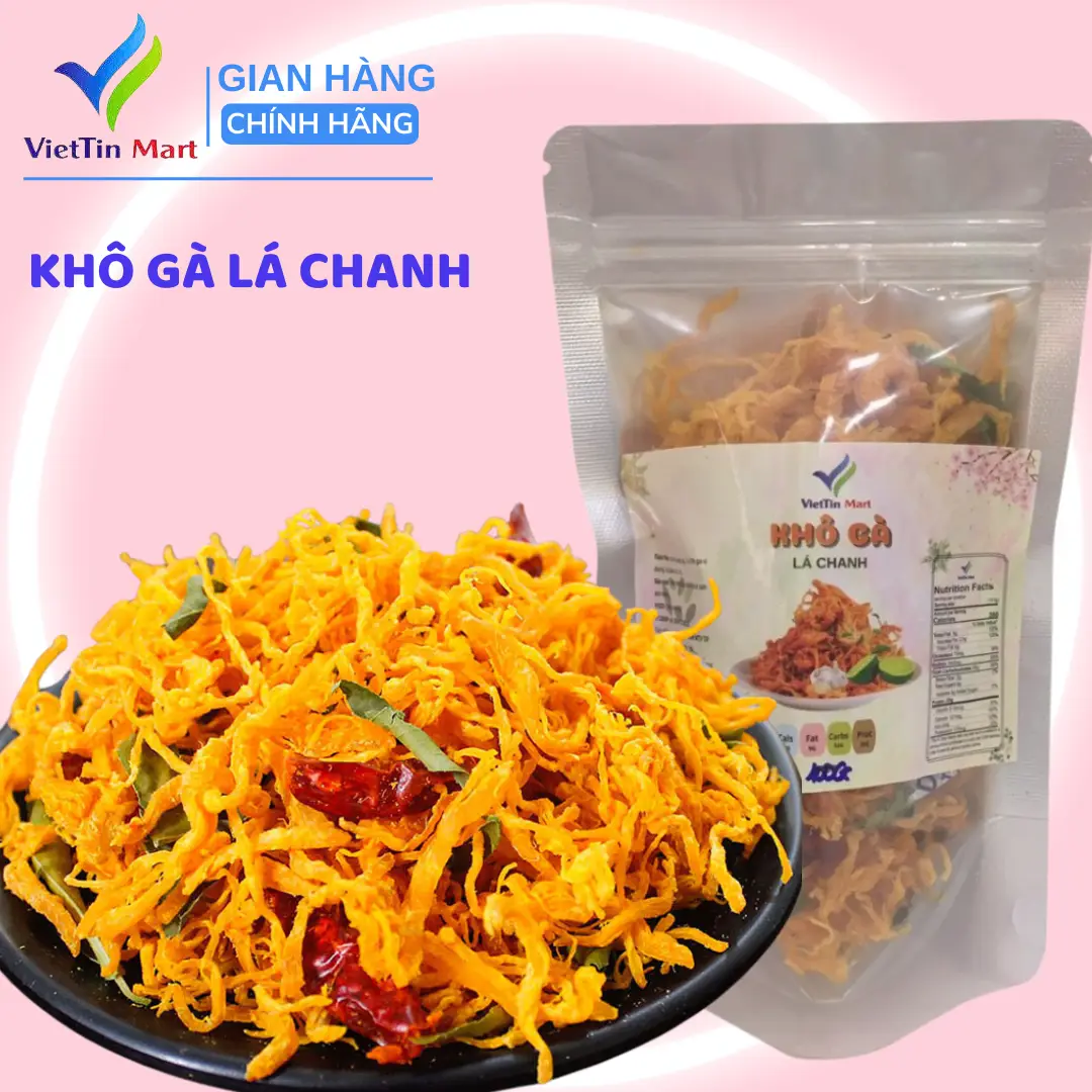 Khô Gà Lá Chanh 50G VietTin Mart
