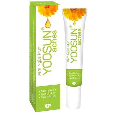 Kem Yoosun acnes ngừa mụn giảm bã nhờn mờ sẹo tuýp 15g Nữ Nam Women Cho Bé Làm Đẹp Da