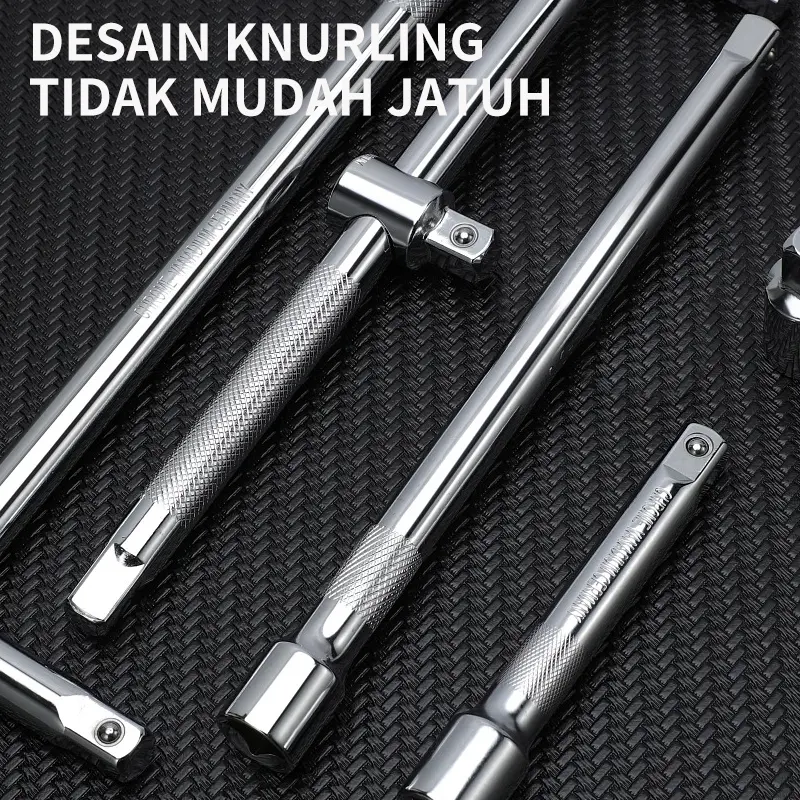 ISKU Extension Bar 10" Murah Pemanjang Kunci Sok 250mm Panjang Sambungan Sok 5