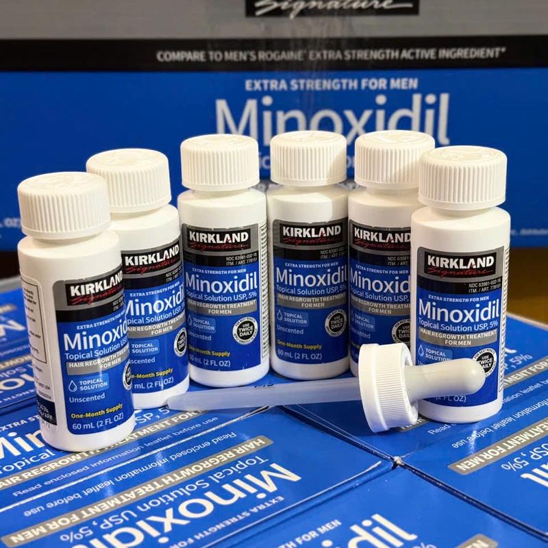 Dung dịch Minoxidil KirKland 5% dạng lỏng hỗ trợ mọc tóc, râu - Hộp 6 lọ (date 2026) tinh chat 2