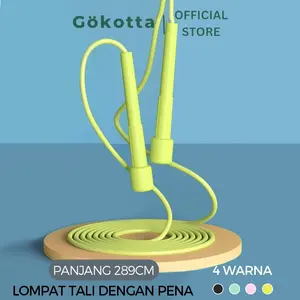 GOKOTTA Skipping Portable Active PVC/Lompat Tali Alat Olahraga/ Jump Rope Speed Active Sport/ Loncat Tali Skipping Jump
