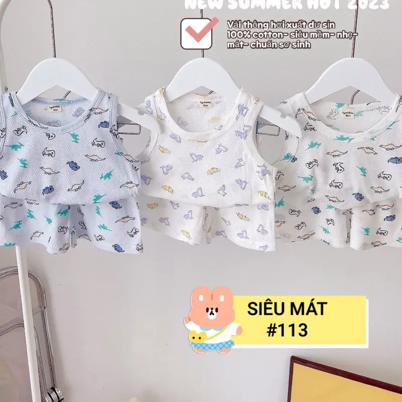 Bộ ba lỗ cotton giá ưu đãi - Set 3 sản phẩm