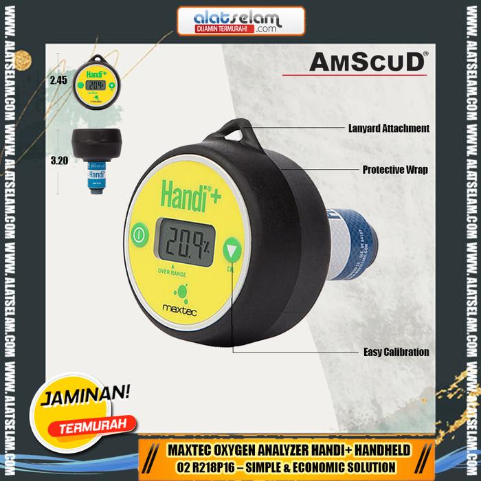 Jual Maxtec Oxygen Analyzer Handi+ Handheld O2 R218P16 – Simple ...
